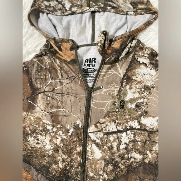 Airblaster Youth S 6-8 Ninja Suit One Piece Camouflage Realtree Camo Base Layer - Picture 3 of 8